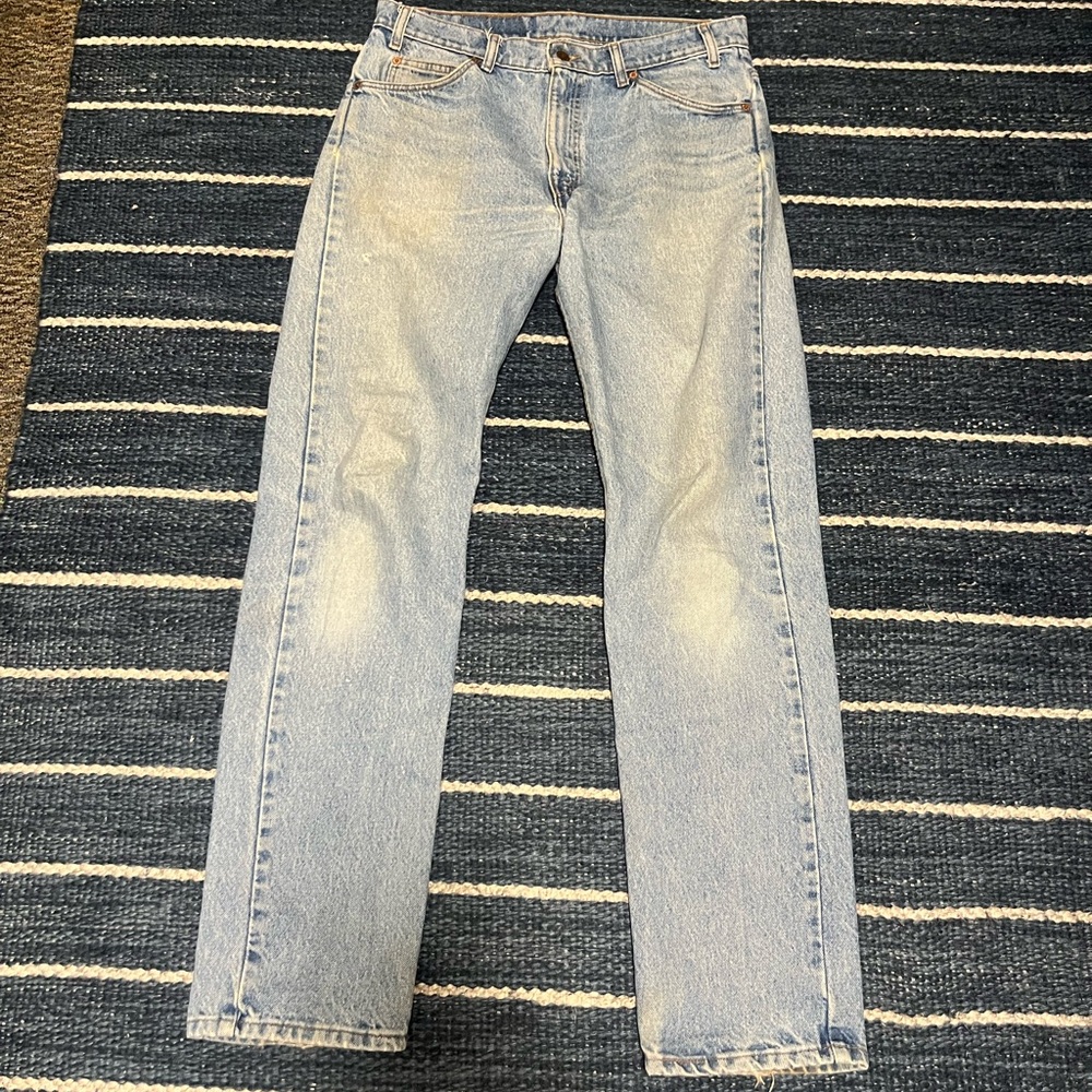 Classic Levi 504 Light Blue Men's Jeans